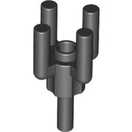 Lego spojka (část stromu, palmy), černá (256626, 4159103, 4532220)